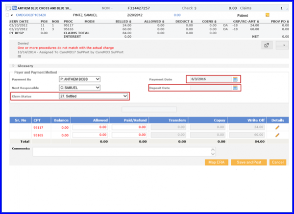 Deposit Date - Manually