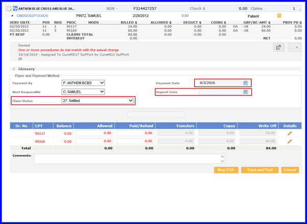 Deposit Date