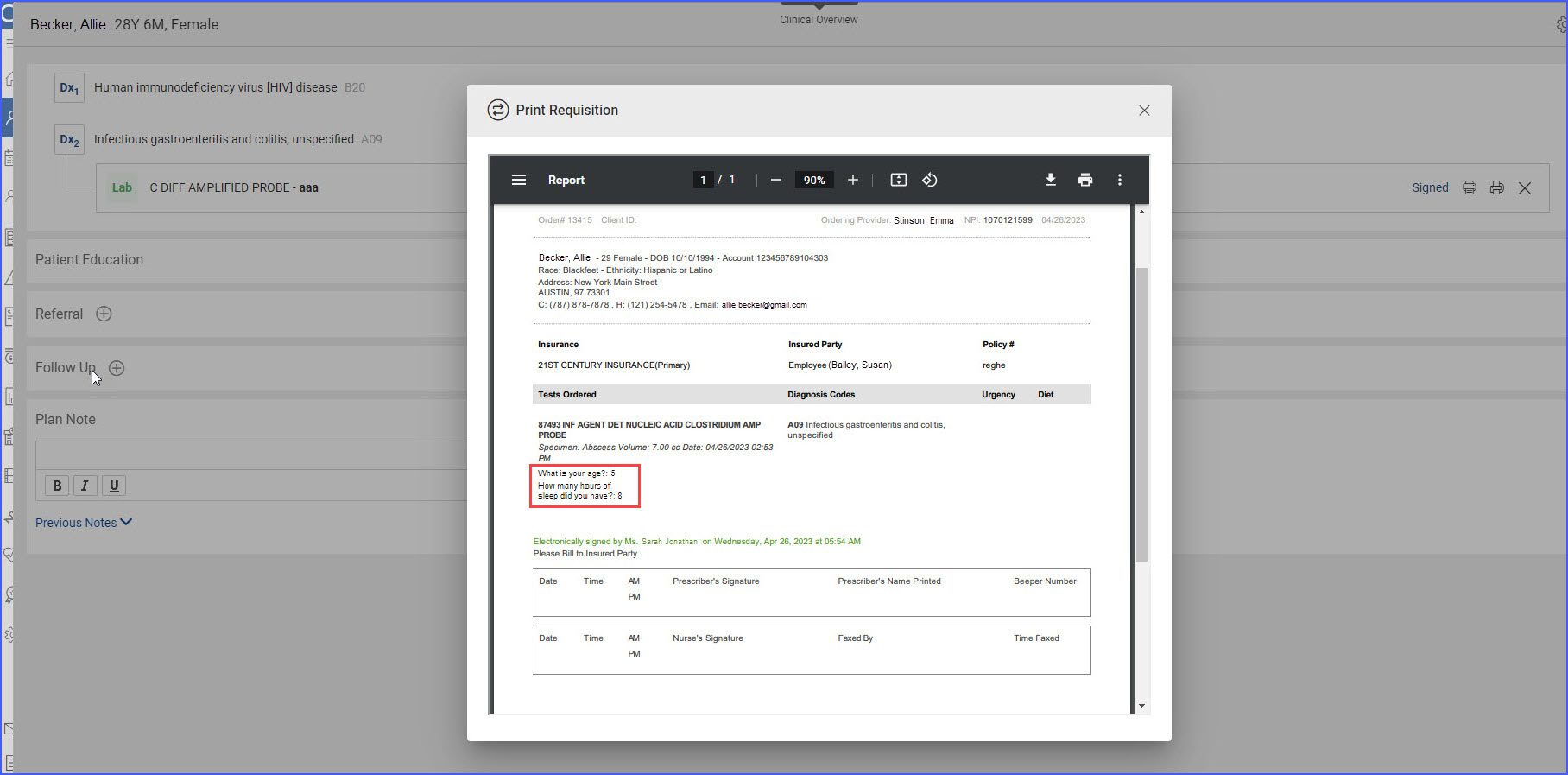 View AOEs on Treatment Plan HTML Report