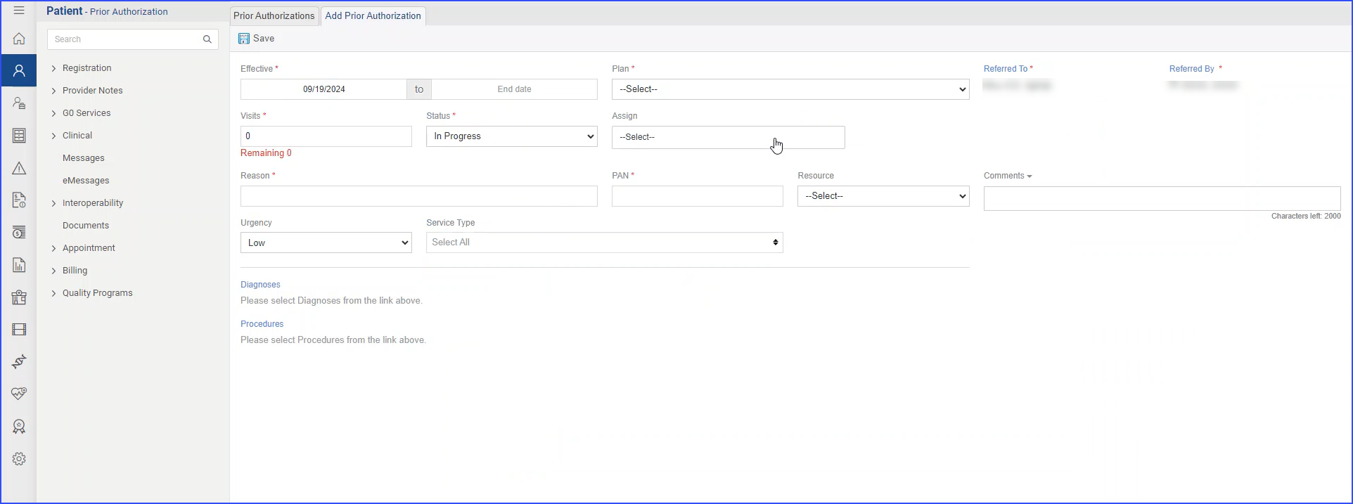 Mandatory Fields Enforcement in Prior Authorization Response