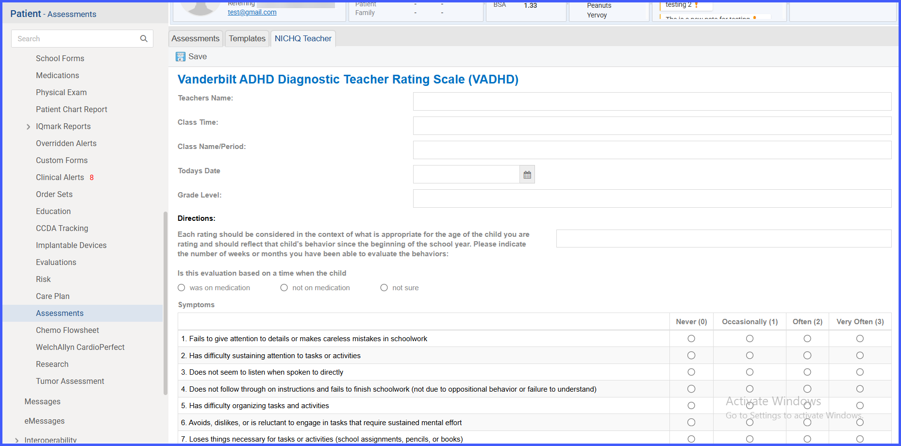 NICHQAssessment