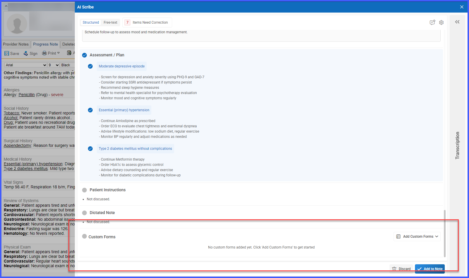 CustomFormAIScribe4